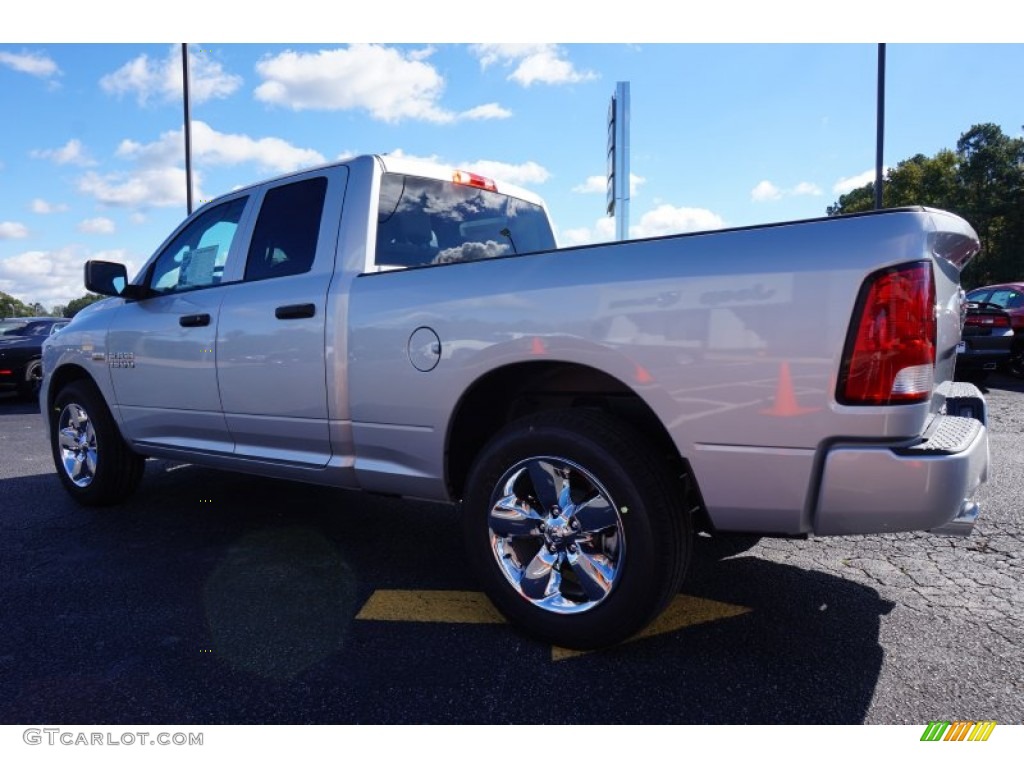 2014 1500 Express Quad Cab - Bright Silver Metallic / Black/Diesel Gray photo #5