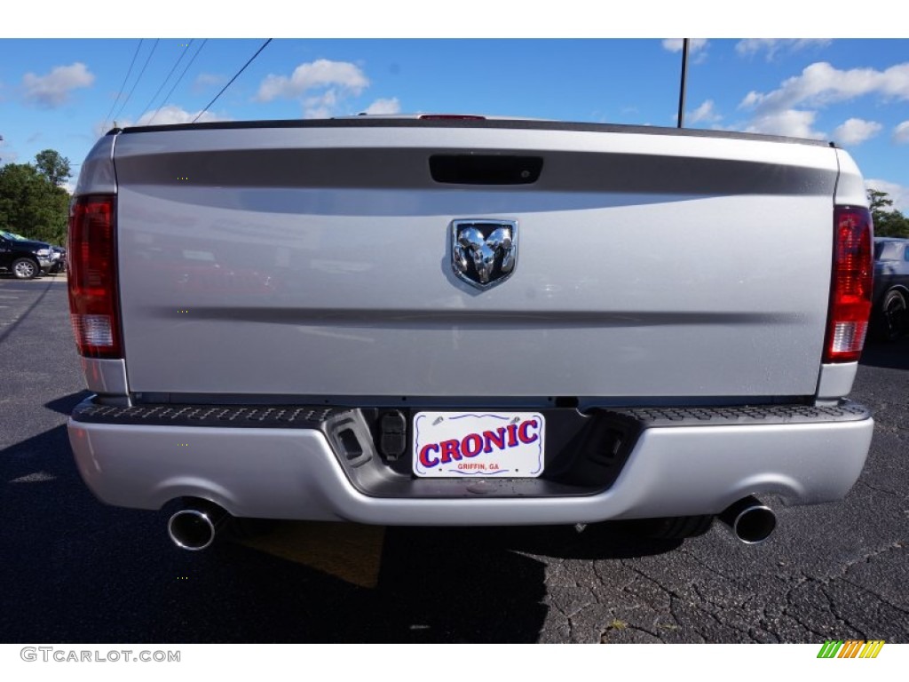 2014 1500 Express Quad Cab - Bright Silver Metallic / Black/Diesel Gray photo #6