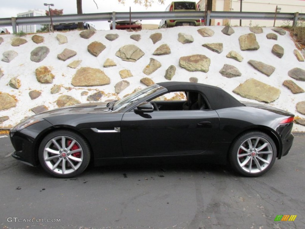 Ultimate Black Metallic 2015 Jaguar F-TYPE S Convertible Exterior Photo #98257644