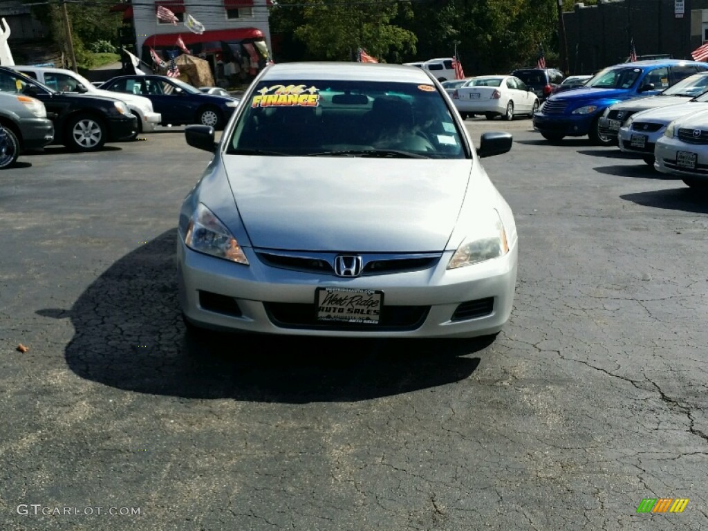 2006 Accord Value Package Sedan - Alabaster Silver Metallic / Gray photo #1