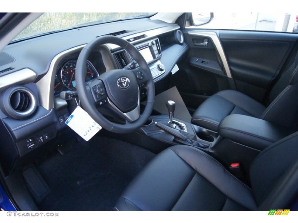 Black Interior 2015 Toyota RAV4 Limited AWD Photo #98258069