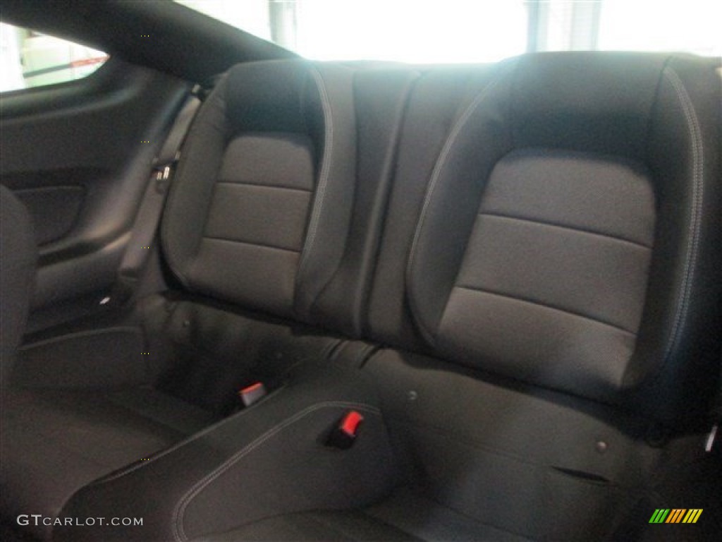 Ebony Interior 2015 Ford Mustang V6 Coupe Photo #98259104