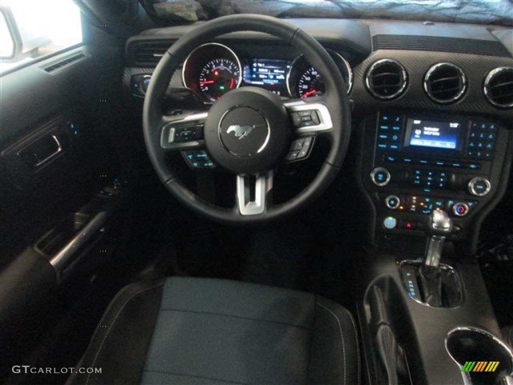 2015 Mustang V6 Coupe - Ingot Silver Metallic / Ebony photo #12