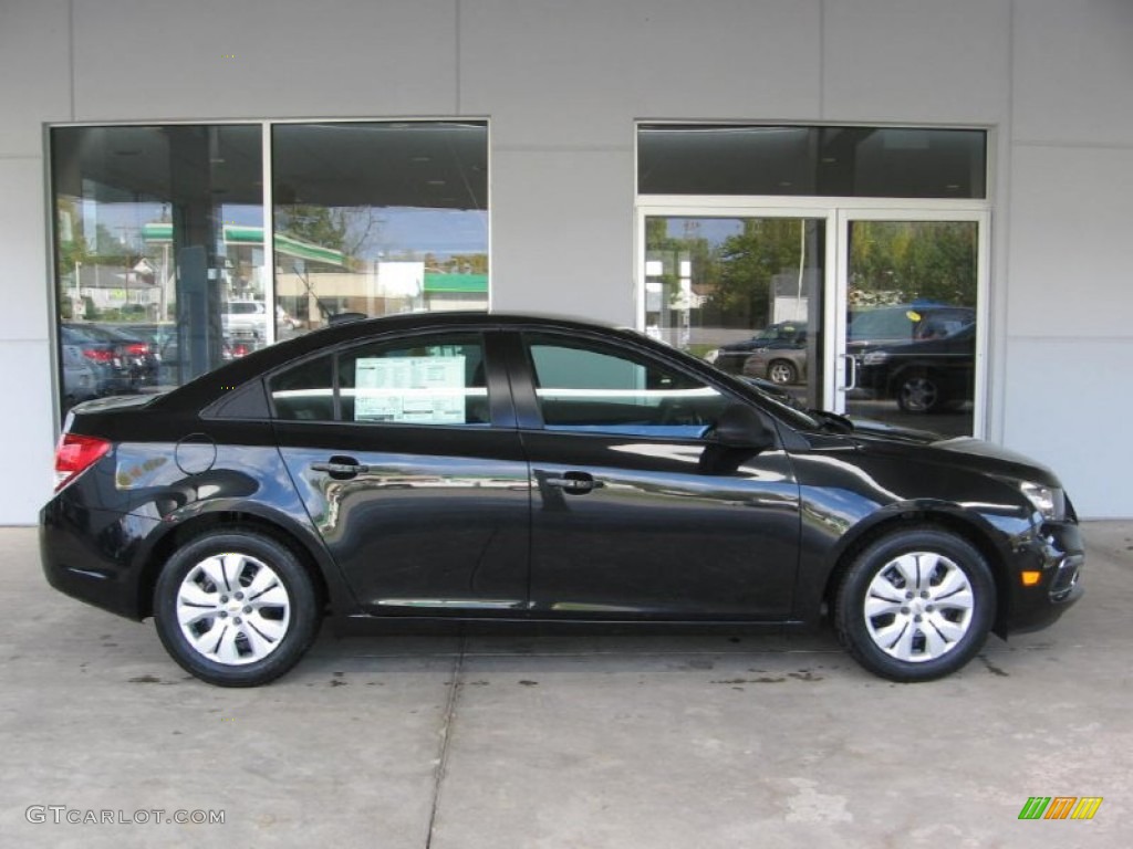 2015 Cruze LS - Black Granite Metallic / Jet Black/Medium Titanium photo #2