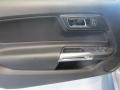 Ebony 2015 Ford Mustang V6 Coupe Door Panel