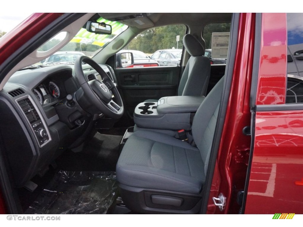 2014 1500 Express Crew Cab - Deep Cherry Red Crystal Pearl / Black/Diesel Gray photo #9