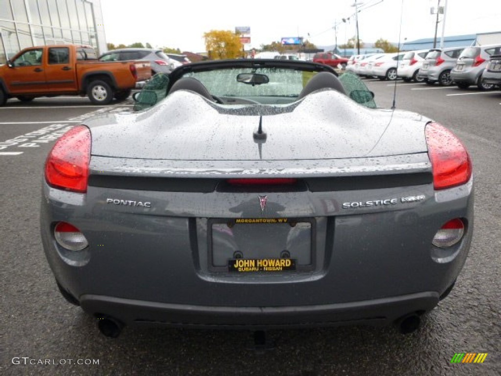 2008 Solstice GXP Roadster - Sly Gray / Ebony photo #4