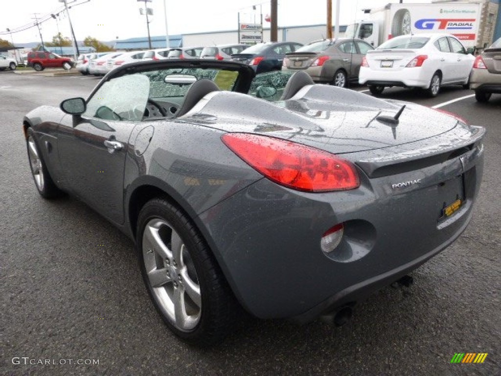 2008 Solstice GXP Roadster - Sly Gray / Ebony photo #5
