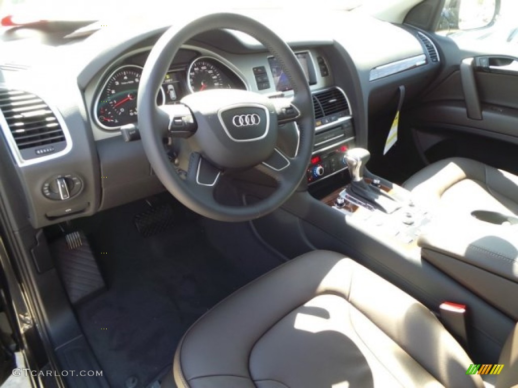Espresso Interior 2015 Audi Q7 3.0 Premium Plus quattro Photo #98263244
