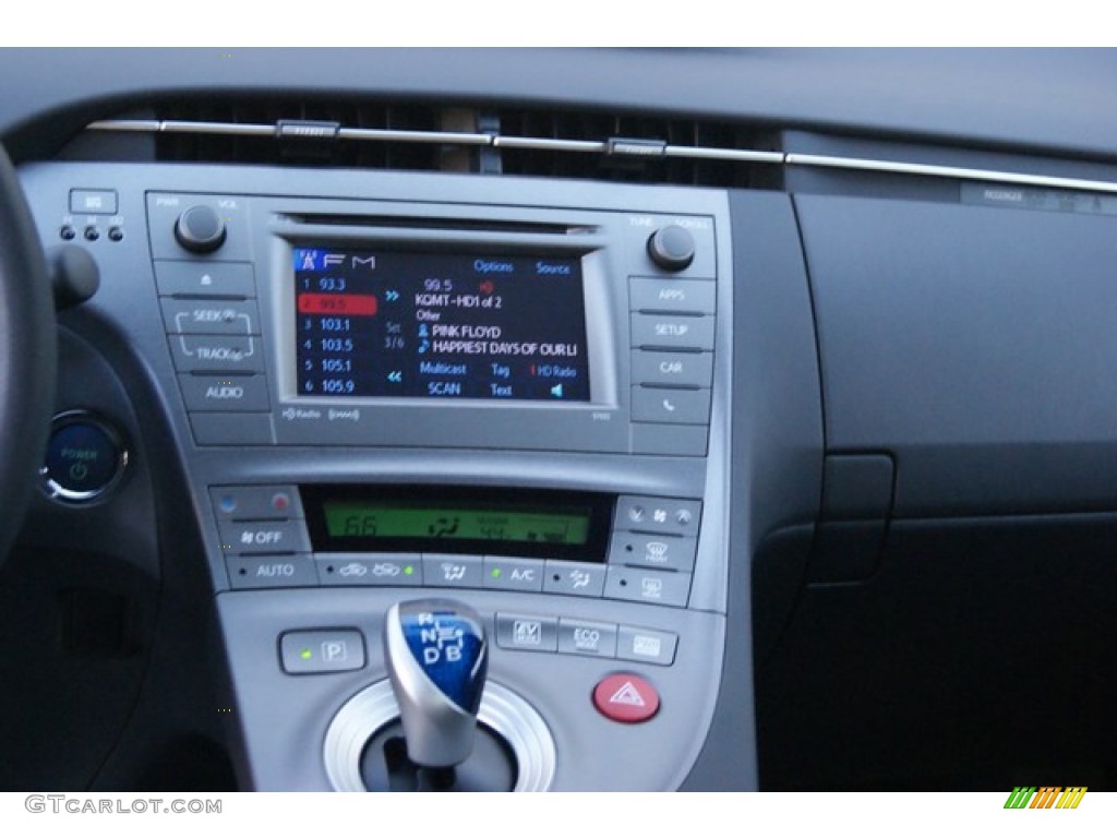 2015 Prius Three Hybrid - Black / Dark Gray photo #6