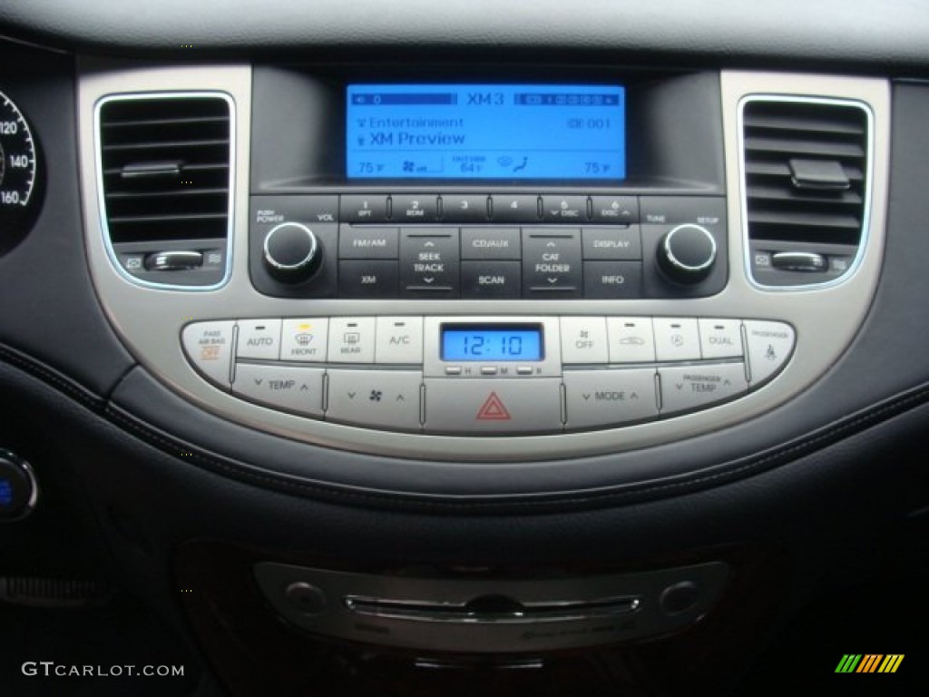 2009 Genesis 3.8 Sedan - Sterling Blue Metallic / Black photo #18