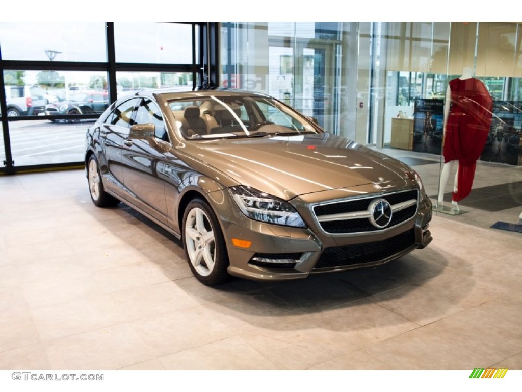 2013 CLS 550 4Matic Coupe - Indium Grey Metallic / Almond/Mocha photo #1