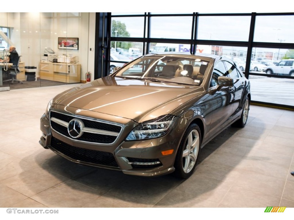 2013 CLS 550 4Matic Coupe - Indium Grey Metallic / Almond/Mocha photo #2