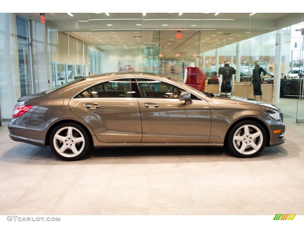 2013 CLS 550 4Matic Coupe - Indium Grey Metallic / Almond/Mocha photo #3