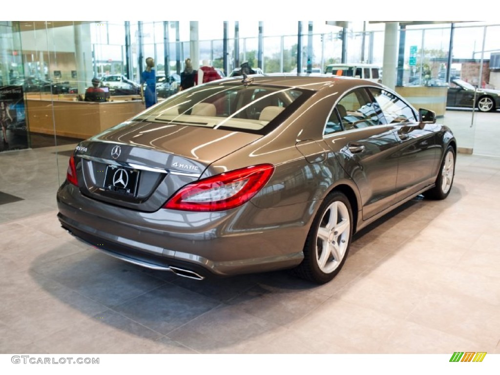 2013 CLS 550 4Matic Coupe - Indium Grey Metallic / Almond/Mocha photo #4