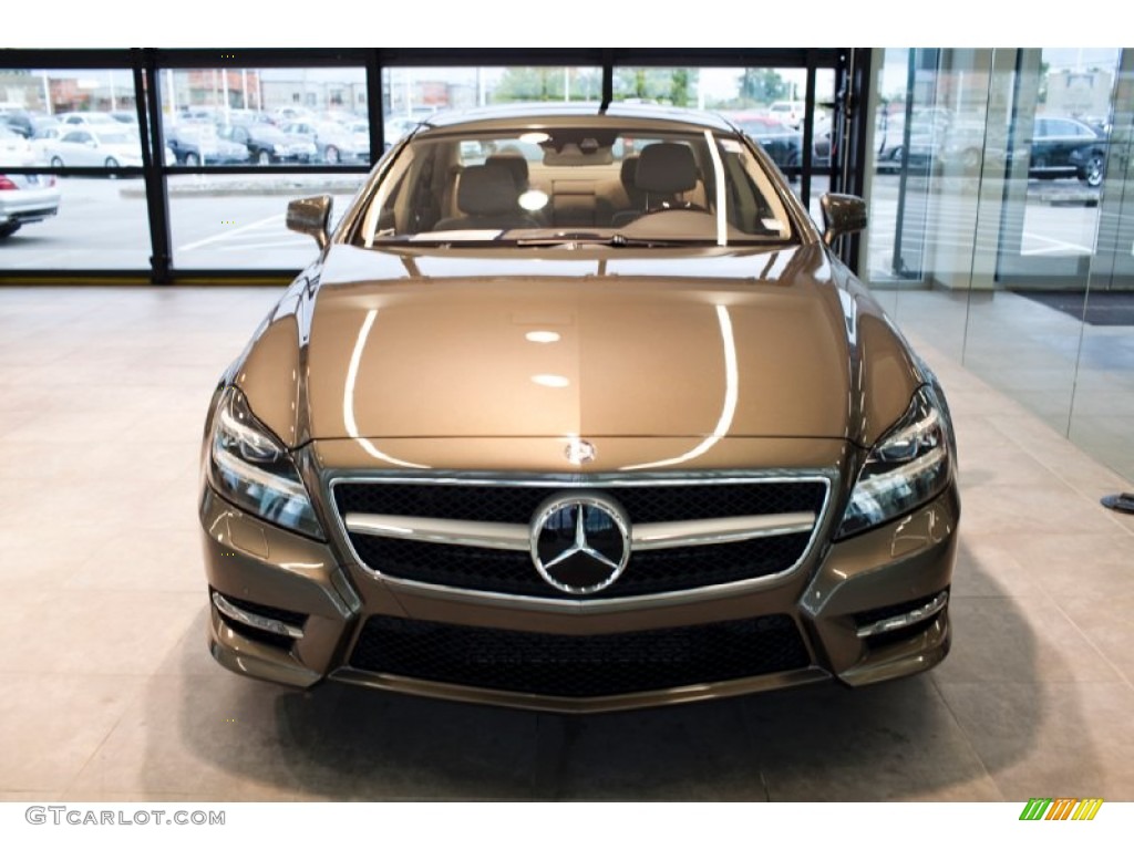 2013 CLS 550 4Matic Coupe - Indium Grey Metallic / Almond/Mocha photo #6