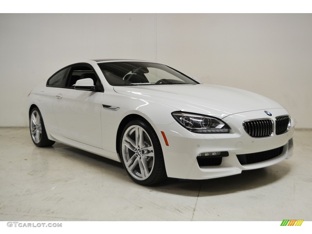 Alpine White 2014 BMW 6 Series 640i Coupe Exterior Photo #98266562