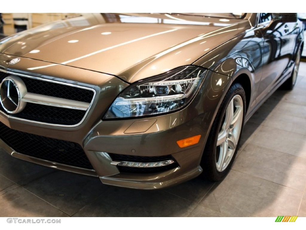 2013 CLS 550 4Matic Coupe - Indium Grey Metallic / Almond/Mocha photo #12