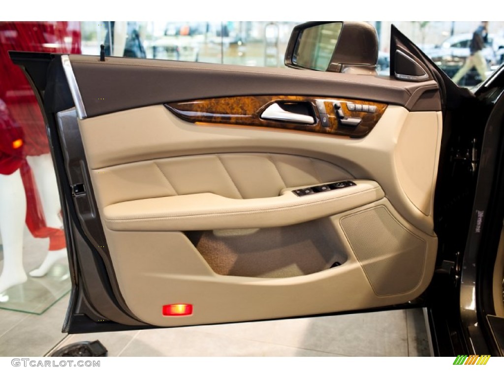2013 CLS 550 4Matic Coupe - Indium Grey Metallic / Almond/Mocha photo #15