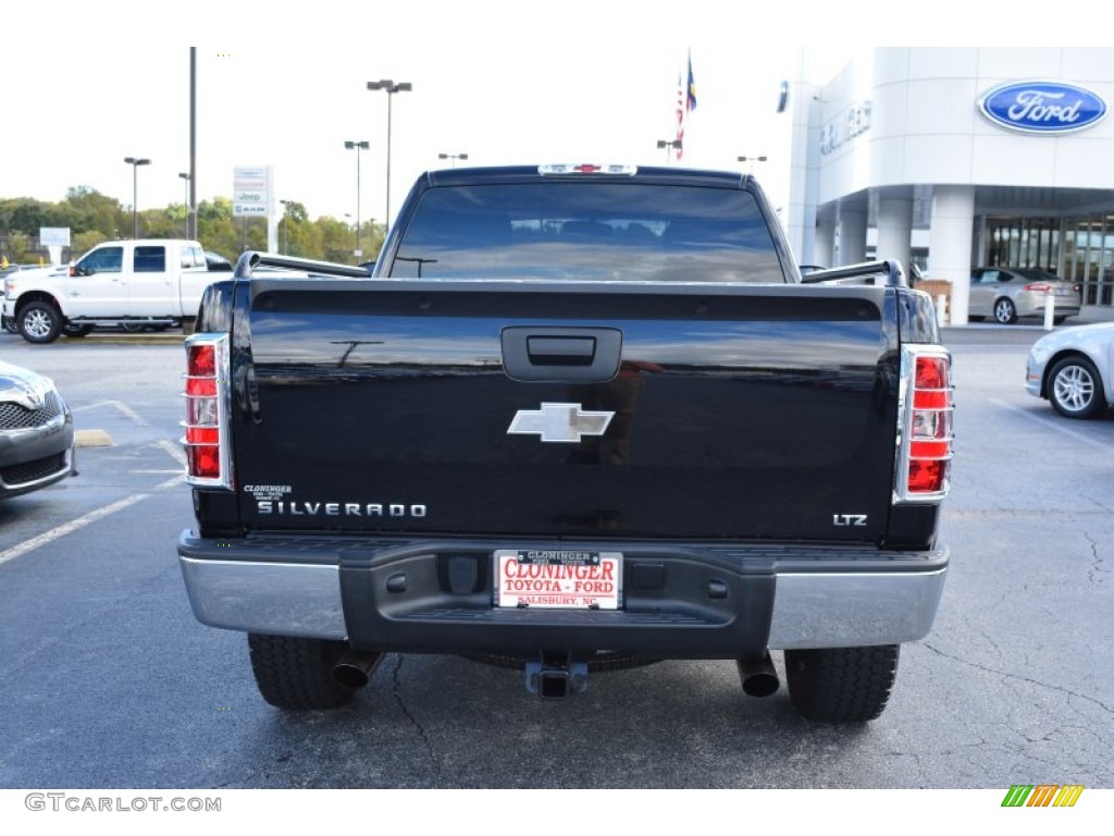 2013 Silverado 1500 Work Truck Regular Cab 4x4 - Black / Ebony photo #4