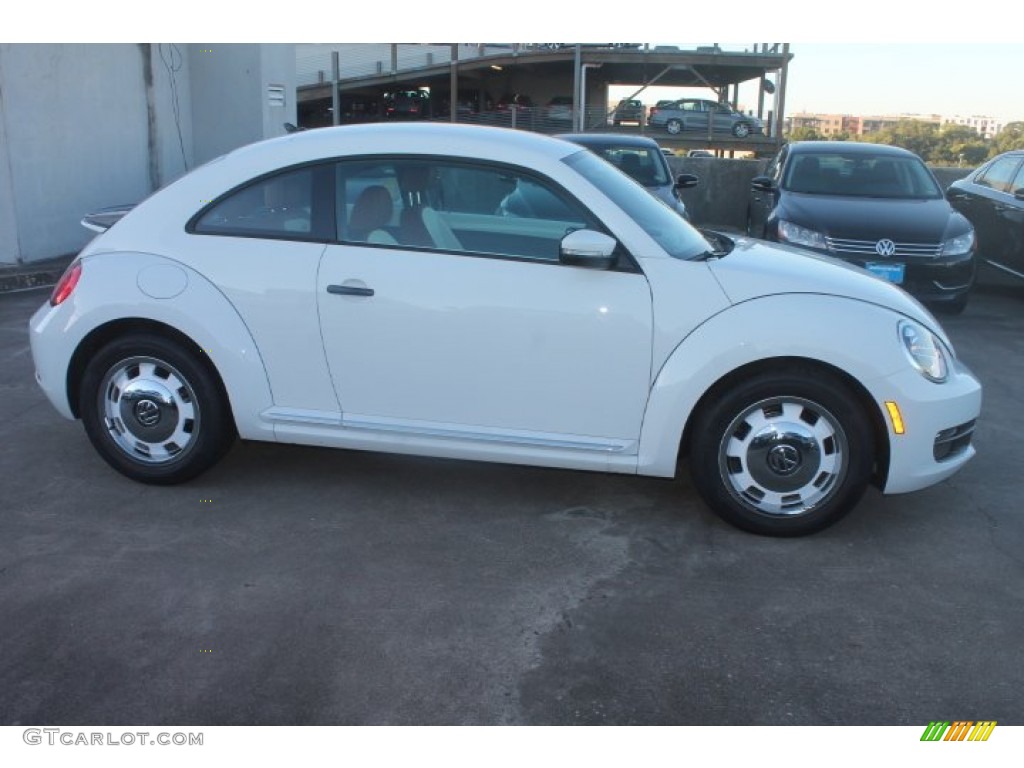 Pure White 2015 Volkswagen Beetle 1.8T Classic Exterior Photo #98267768