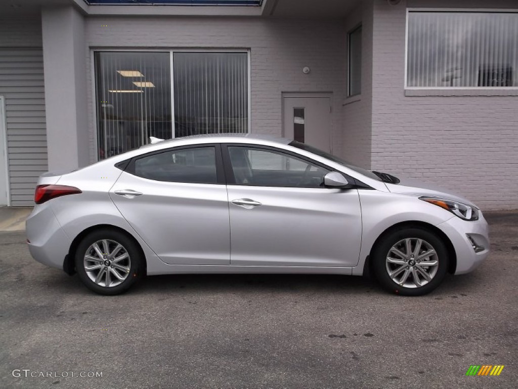 2015 Elantra SE Sedan - Shimmering Air Silver / Gray photo #2