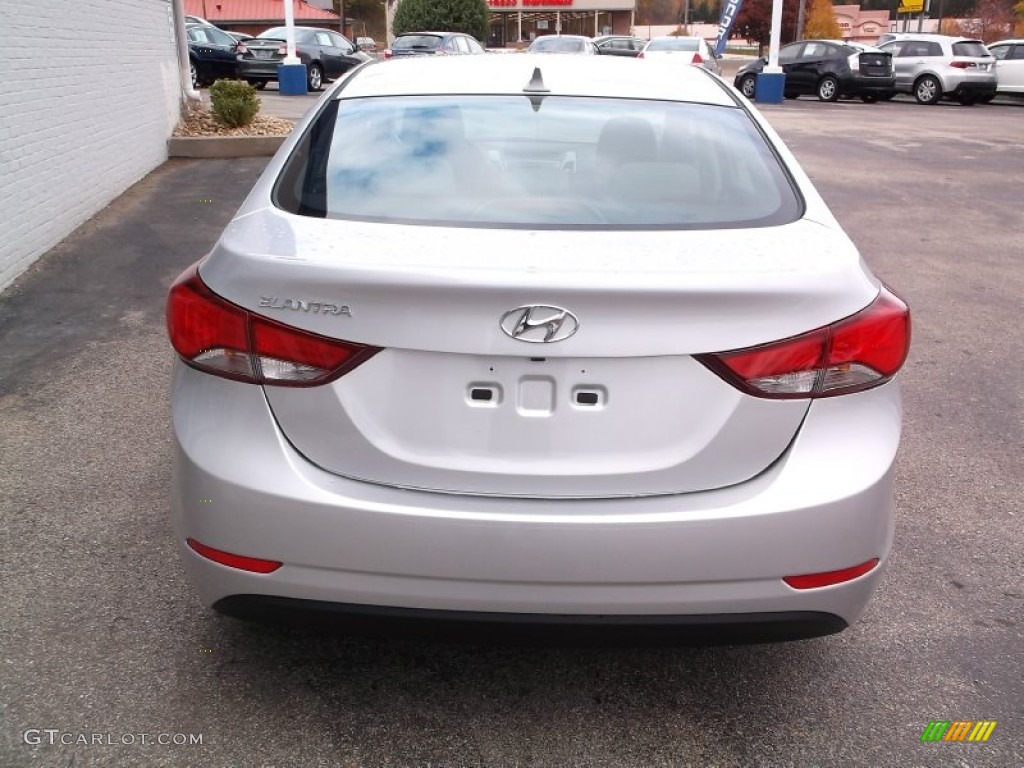 2015 Elantra SE Sedan - Shimmering Air Silver / Gray photo #5