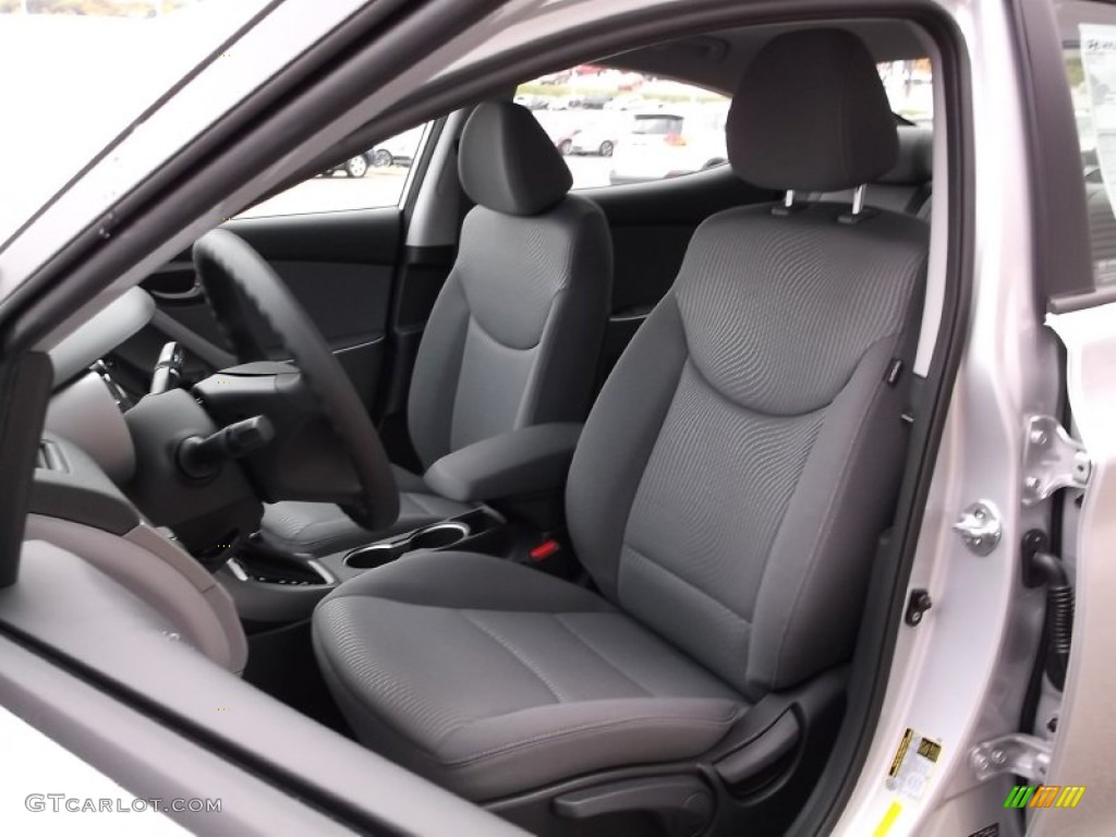 2015 Elantra SE Sedan - Shimmering Air Silver / Gray photo #8