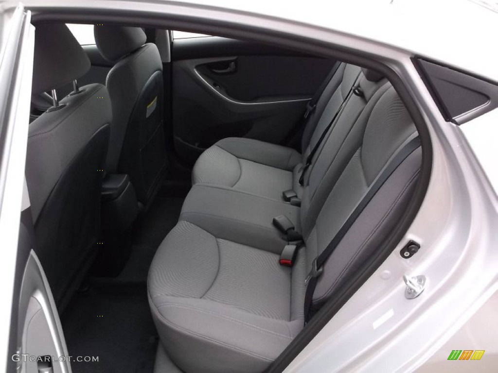 2015 Elantra SE Sedan - Shimmering Air Silver / Gray photo #13