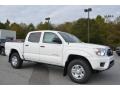 Super White 2015 Toyota Tacoma PreRunner Double Cab