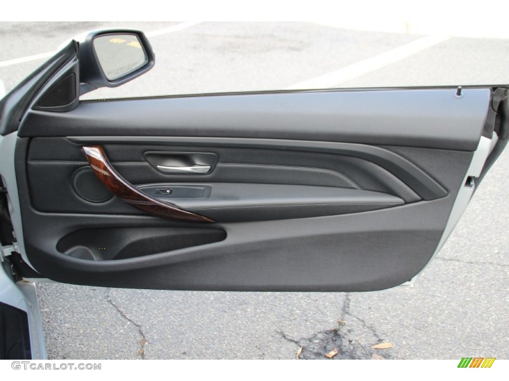 2014 BMW 4 Series 428i xDrive Coupe Black Door Panel Photo #98268683