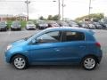 2015 Sapphire Blue Mitsubishi Mirage ES  photo #4