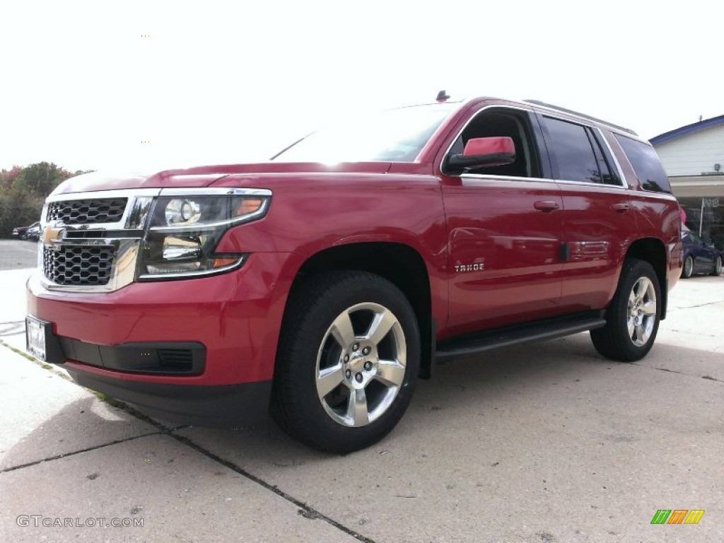 Crystal Red Tintcoat 2015 Chevrolet Tahoe LS 4WD Exterior Photo #98272010