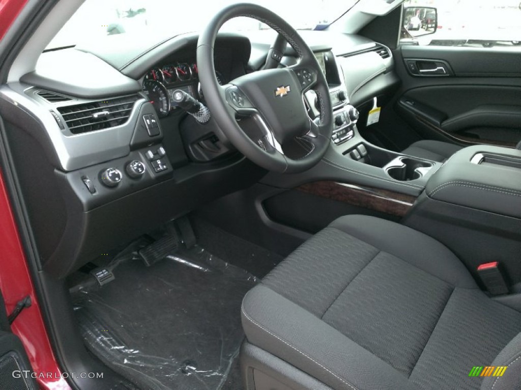 Jet Black Interior 2015 Chevrolet Tahoe LS 4WD Photo #98272160