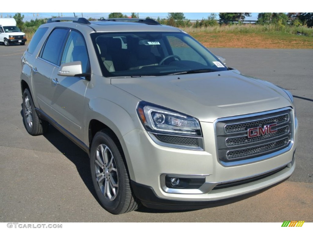 Champagne Silver Metallic 2015 GMC Acadia SLT Exterior Photo #98272932