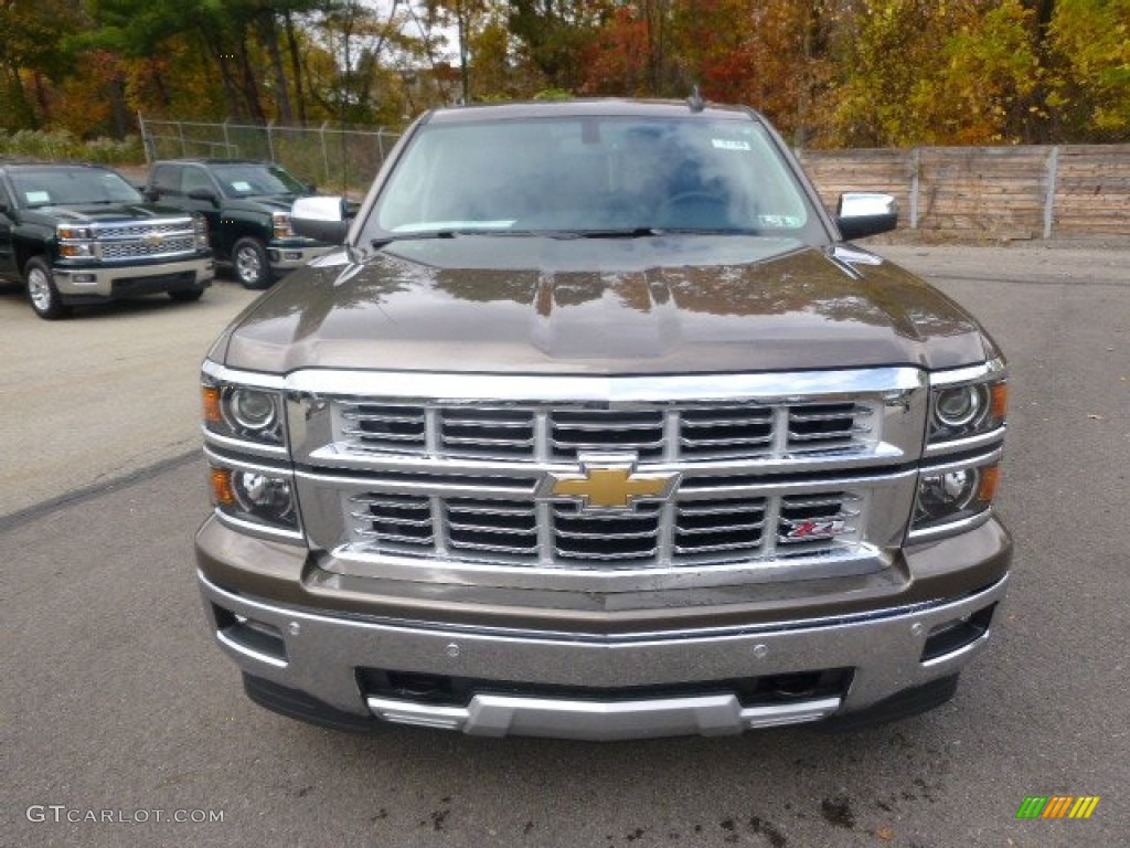 2015 Silverado 1500 LTZ Double Cab 4x4 - Brownstone Metallic / Jet Black photo #3