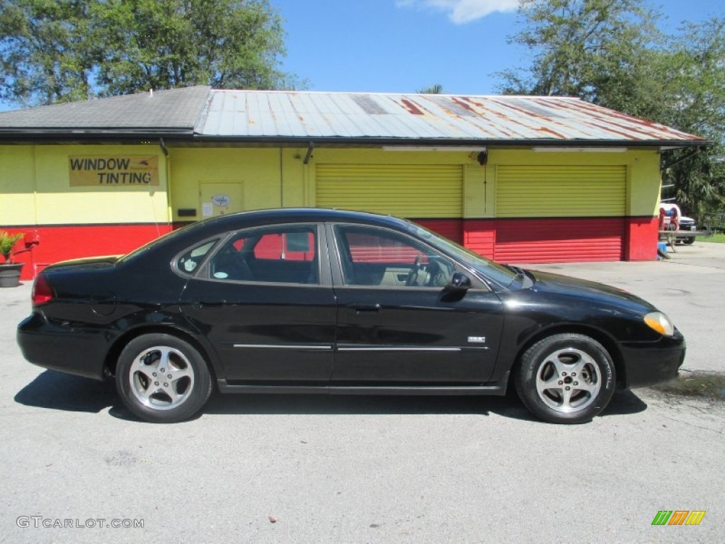 2003 Taurus SEL - Black / Dark Charcoal photo #2