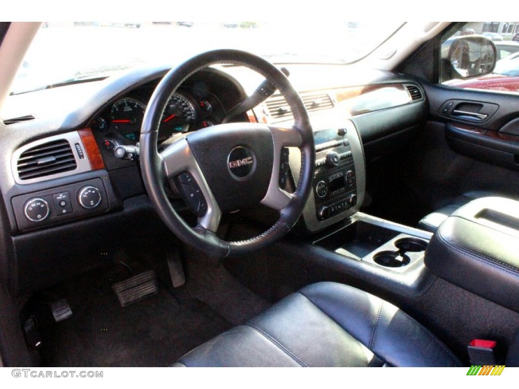 2009 Yukon SLT 4x4 - Steel Gray Metallic / Ebony photo #14