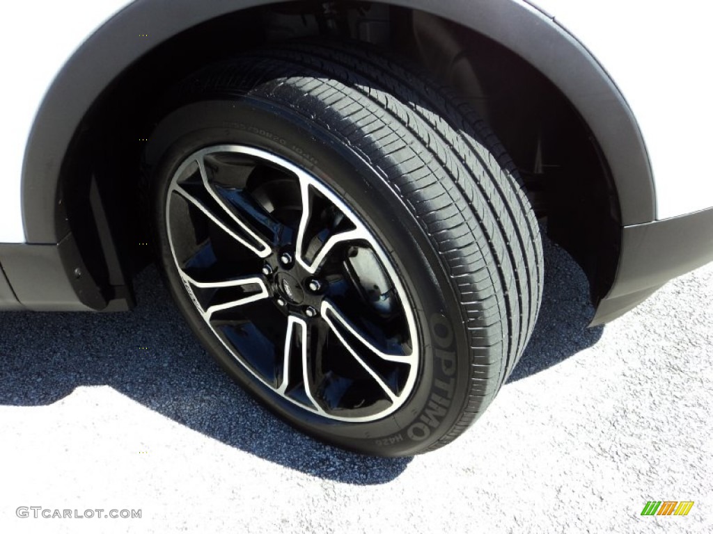 2014 Explorer Sport 4WD - White Platinum / Sport Charcoal Black photo #33