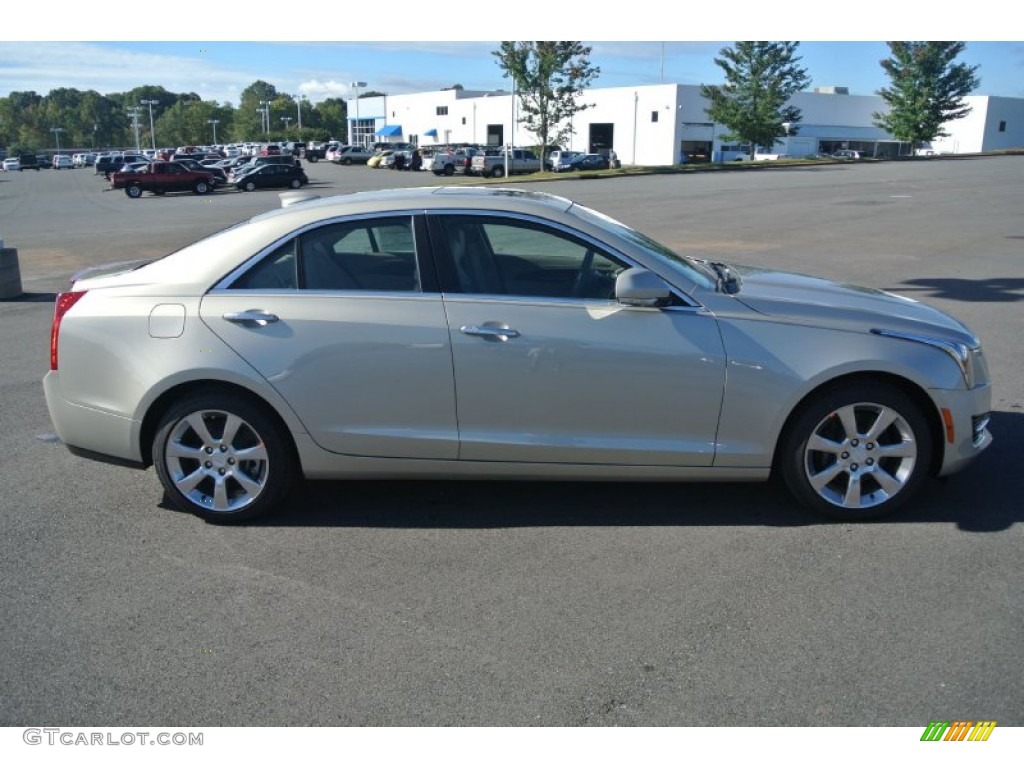 Silver Coast Metallic 2015 Cadillac ATS 2.5 Luxury Sedan Exterior Photo #98276258