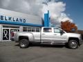 Silver Ice Metallic 2015 Chevrolet Silverado 3500HD LTZ Crew Cab Dual Rear Wheel 4x4