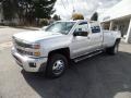 Silver Ice Metallic - Silverado 3500HD LTZ Crew Cab Dual Rear Wheel 4x4 Photo No. 6