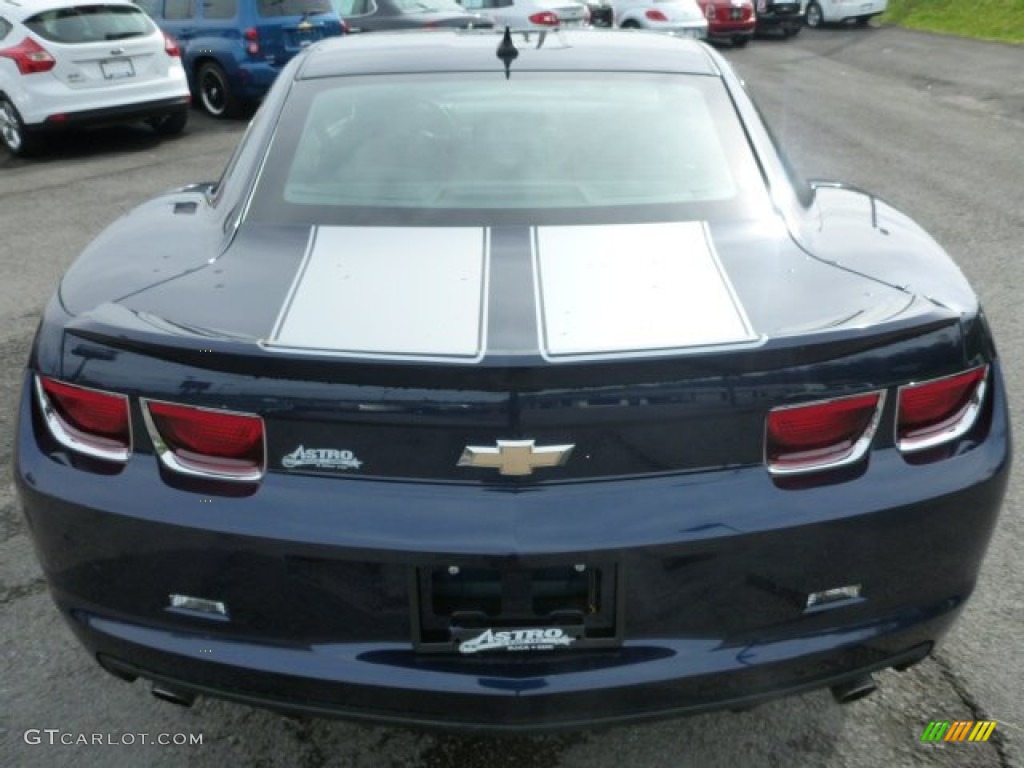 2012 Camaro LS Coupe - Imperial Blue Metallic / Black photo #4