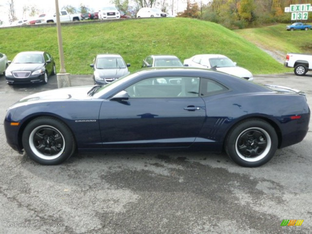 2012 Camaro LS Coupe - Imperial Blue Metallic / Black photo #6