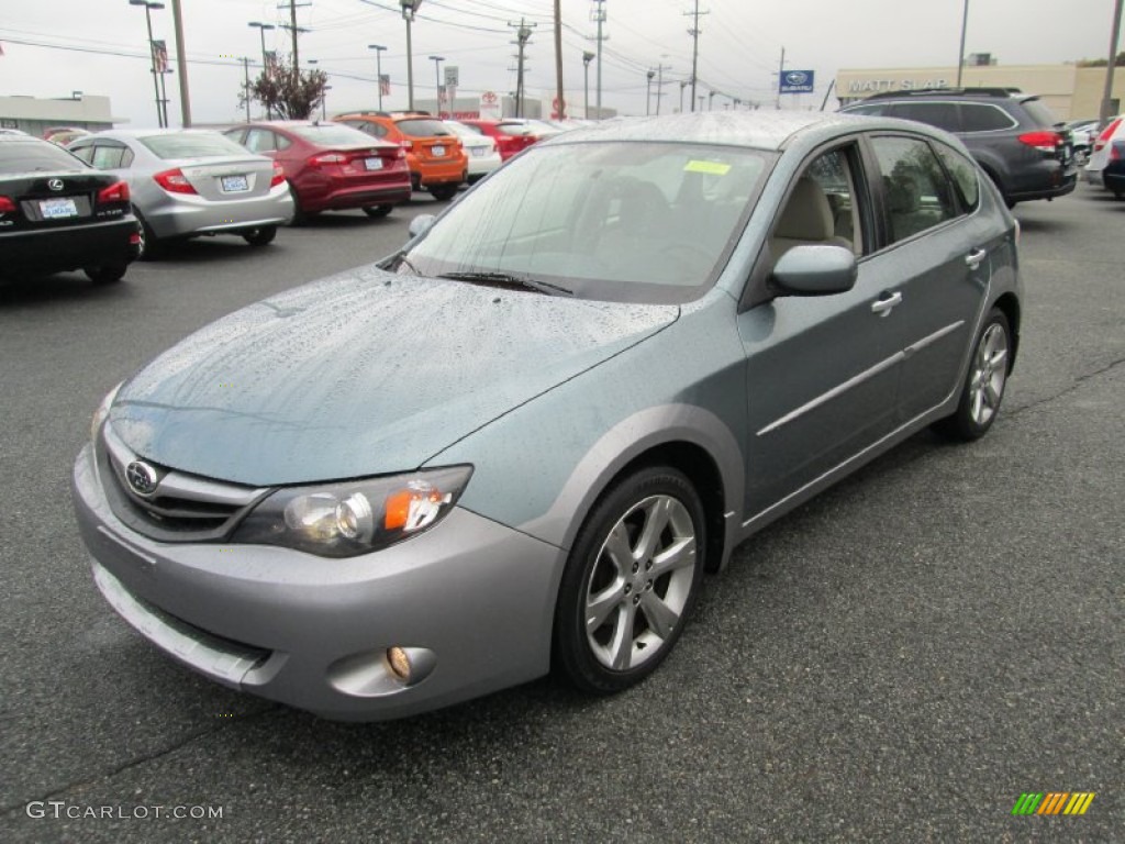 2010 Impreza Outback Sport Wagon - Sage Green Metallic / Ivory photo #2