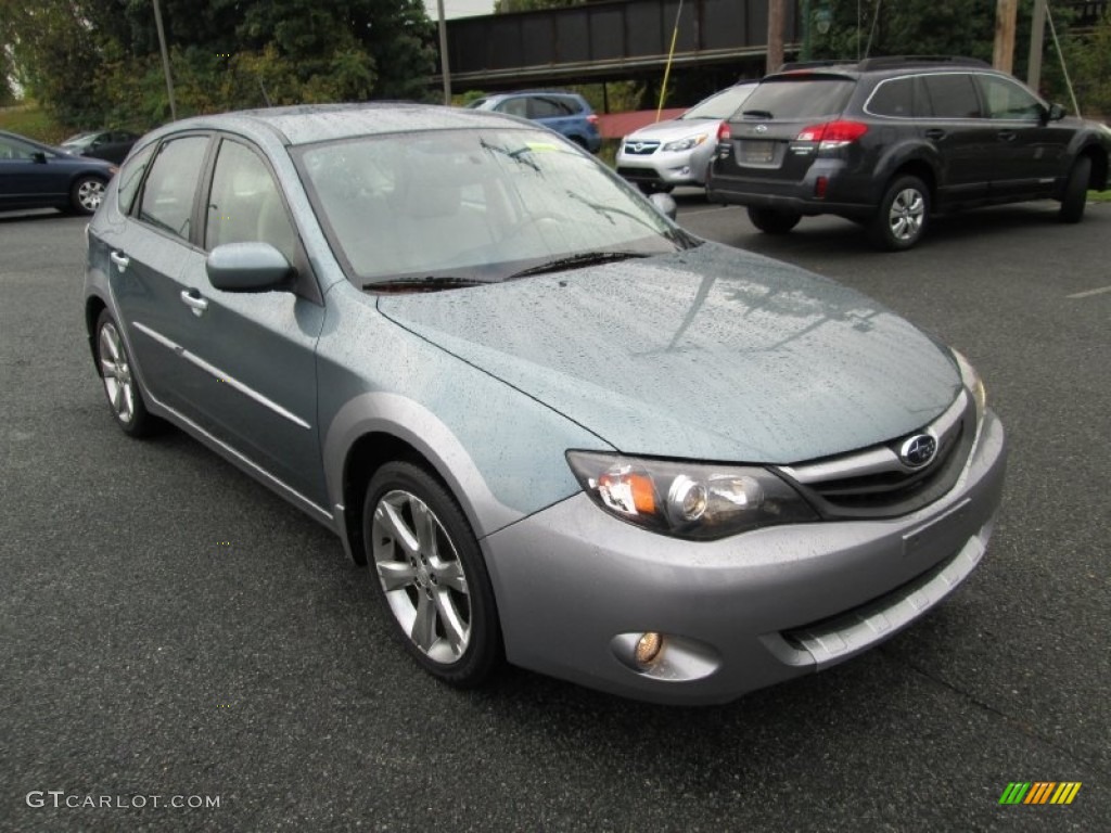 2010 Impreza Outback Sport Wagon - Sage Green Metallic / Ivory photo #4