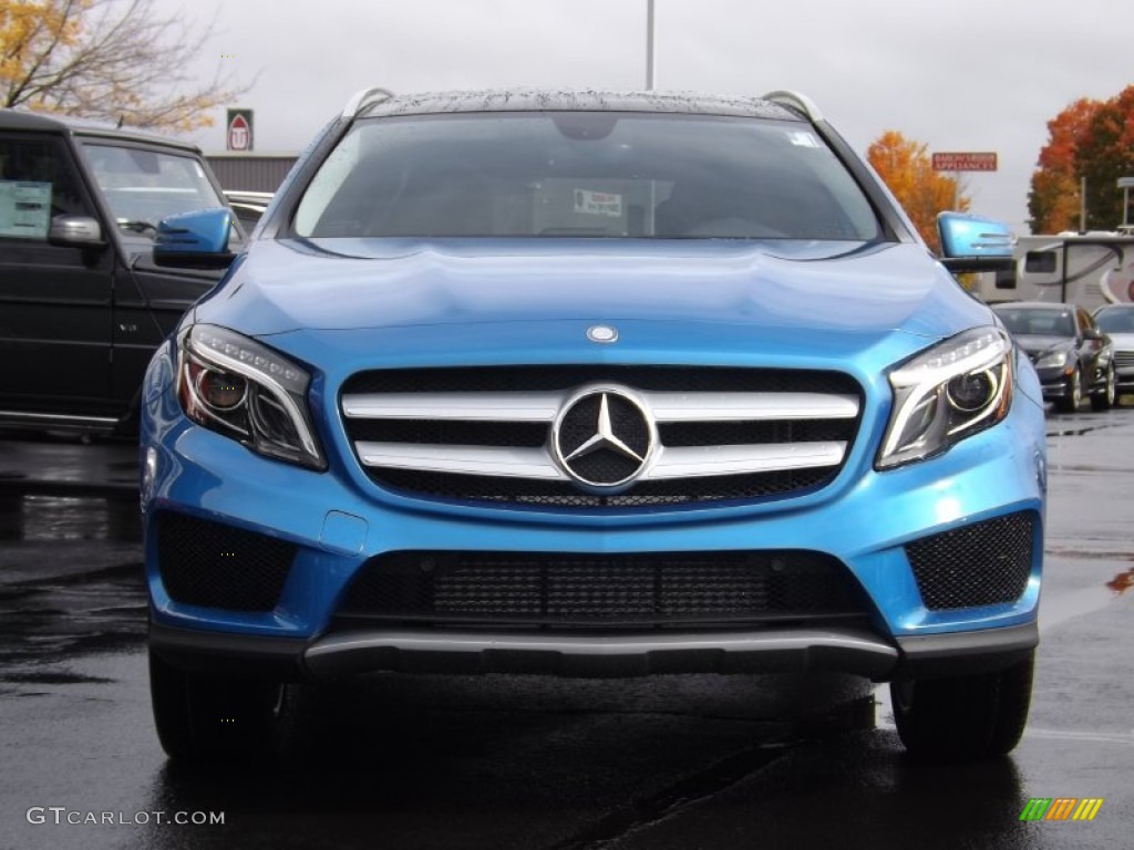 South Seas Blue Metallic 2015 Mercedes-Benz GLA 250 4Matic Exterior Photo #98281670