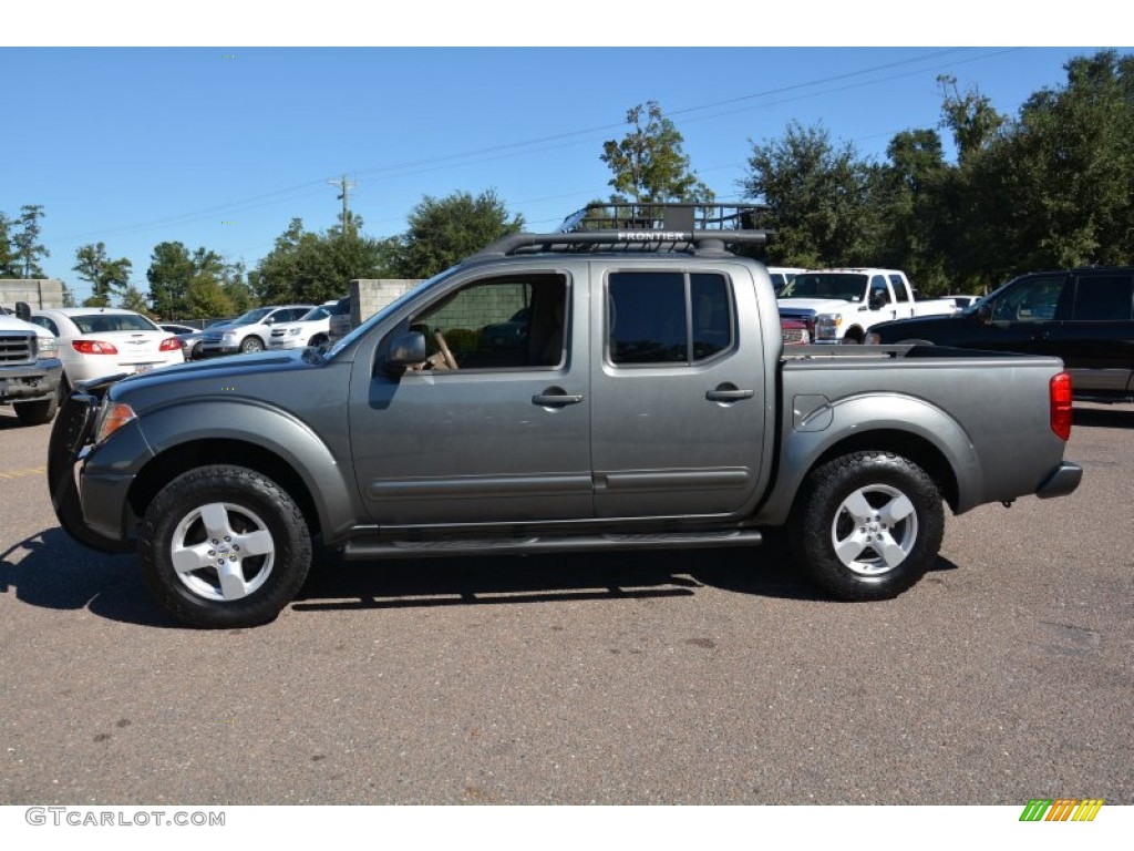 2006 Frontier LE Crew Cab - Granite Metallic / Steel photo #6