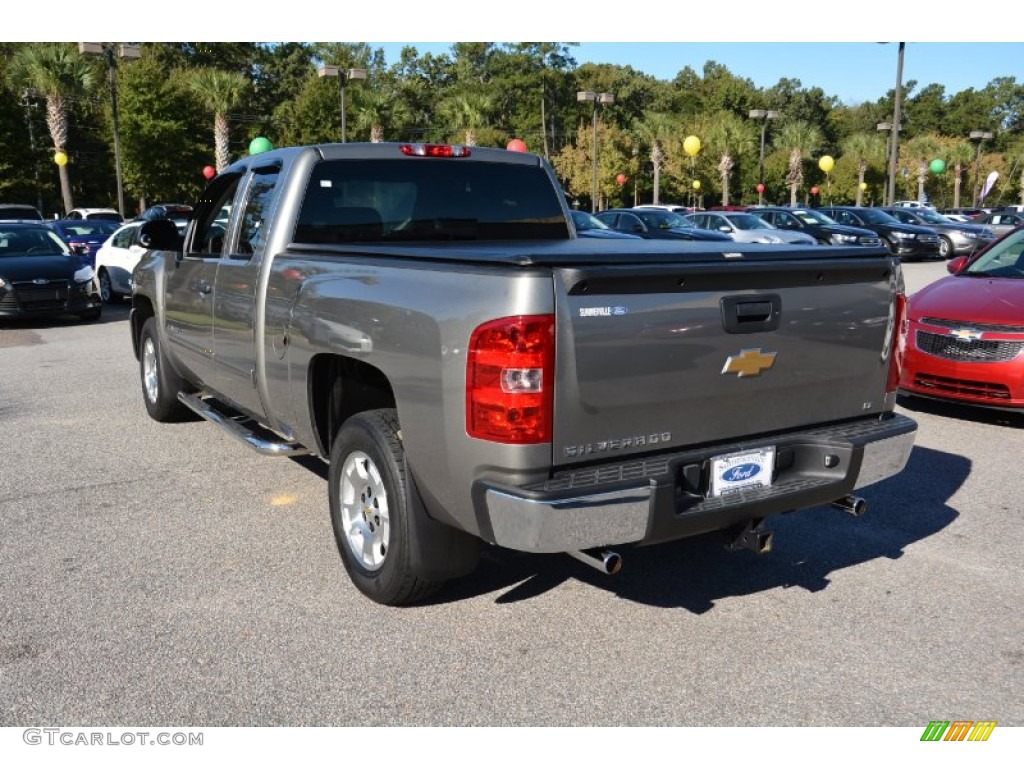 2013 Silverado 1500 LT Extended Cab - Graystone Metallic / Light Titanium/Dark Titanium photo #5