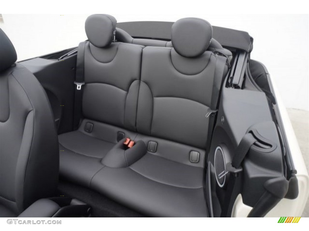 Carbon Black Interior 2015 Mini Convertible Cooper Photo #98283218